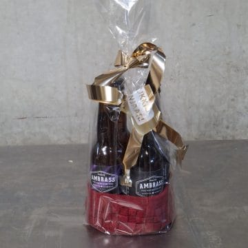 Cadeaupakket 4 flesjes Ambrassbier